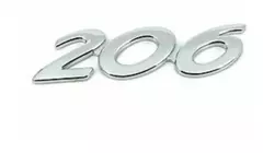EMBLEMA DE CAJUELA 206 PEUGEOT