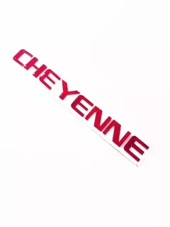 LETRA CHEYENNE ROJO