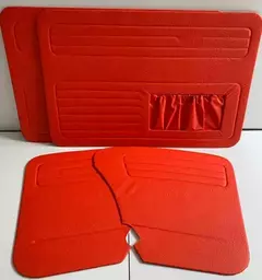 TAPAS DE PUERTA ROJAS PARA VOCHO CON BOLSA OEM