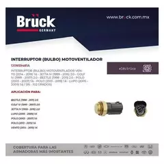 Bulbo Motoventilador A4 POLO Bruck-Germany 1J0959481A - comprar en línea