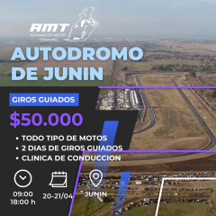 Giros Guiados en Pista - Autódromo de Junín