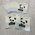 Imagen de COMBO STICKERS Y TOPPERS PANDAS