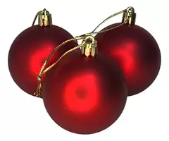 BOLA DE NATAL VINHO 6CM TUBO