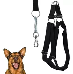 coleira peitoral c/guia cachorro g/porte