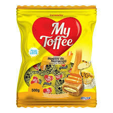 BALA RICLAN MY TOFFEE LEITE RECHEADO MARACUJÁ