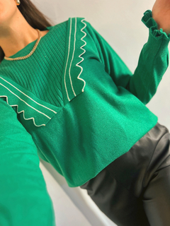 Sweater doble volado