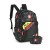 Kit Mochila De Costas Enaldinho Juvenil Escolar Estojo Box - comprar online