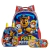 Kit Mochila Patrulha Canina Costas 16" Com Lancheira Estojo