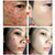 A máscara facial do chá verde, limpeza profunda, argila purificando, controle