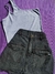 POLLERA DENIM CARGO GRIS - comprar online