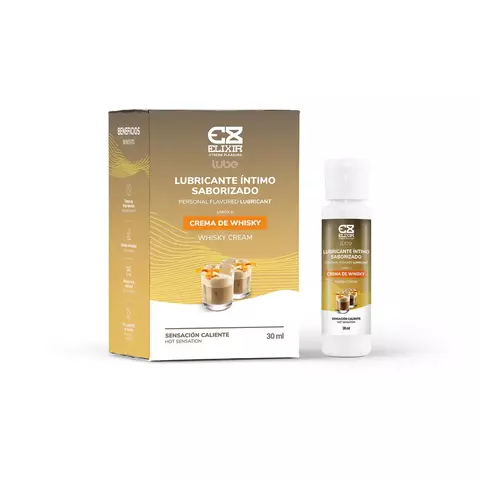 Lubricante Caliente Crema De Whisky X 30 Ml Elixer