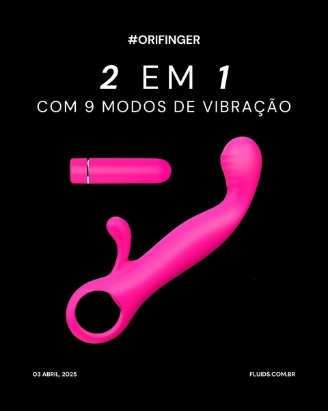 Vibrador 2 em 1 Orifinger