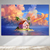 Quadro Decorativo em Tela Canvas Grande 3D Goku Dragon Ball Casa Kame - comprar online