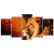 Quadro Decorativo Mosaico Leao De Juda Lancamento 158x65 - comprar online