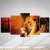 Quadro Decorativo Mosaico Leao De Juda Lancamento 158x65 na internet