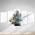 Quadro Decorativo Mosaico The Witcher Wild Hunt Sala 158x65 na internet
