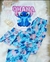 Stitch celeste mangas largas