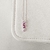 Colar entremeio zircônias navete rosa 21mm v15 40+5cm