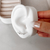 Brinco ear cuff corações com cravejado tarraxa