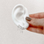 Brinco ear cuff bolinhas com correntes