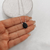 Colar zircônia gota negra 14x10mm 45cm - comprar online