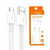 Cabo USB para Tipo C Branco 1 Metro 4.8A a'Gold