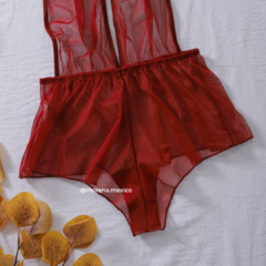 Body rojo transparente - tienda en línea