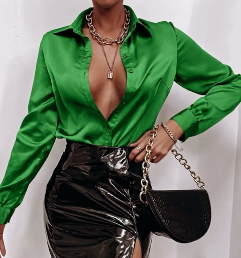 Camisas satinadas - comprar en línea