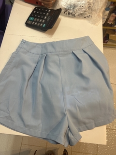 Conjunto azul botones con perlas - comprar en línea