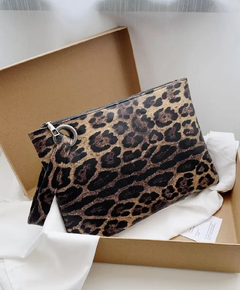 Bolso de sobre con estampado de leopardo, bolso cruzado clásico de piel sintética, bolso de moda. en internet