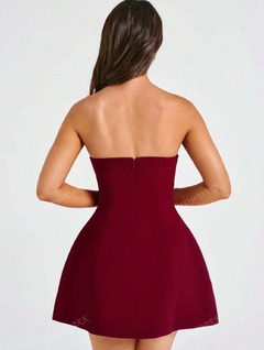 Vestido corto rojo - comprar en línea