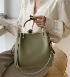 Bolso tipo cubo minimalista, liviano, informal y de negocios - comprar en línea
