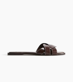 SANDALIAS TRENZADAS CAFE OSCURO - comprar en línea