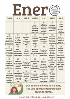 Calendario digital 2025 - Disfrutar con sonrisas, serenidad y salud. - comprar online
