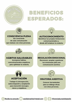 Taller Online Individual: Mi oratoria con palabras conscientes. en internet