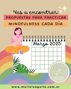 Calendario digital 2025 - Disfrutar con sonrisas, serenidad y salud. - Licenciada Mariela Aguila