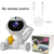 Projetor Astronauta Galaxy, Luz Noturna, Céu Estrelado, para crianças e adulto - Wz Imports Ltda