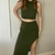 Cropped Maria Verde militar