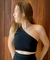 Cropped Nula Manga Preto