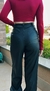 Calça Wide Leg Couro - comprar online