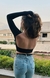 Cropped Gabi - Preto e Nude