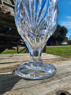 Florero de Cristal Tallado y Pesado - comprar online