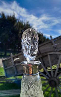 Par de Perfumeros con Frasco en Vidrio Tallados - tienda online