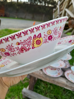 Salsera con Presentoire ~ Porcelana Marly - Antiguedades JOE