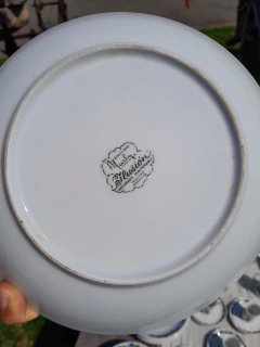 6 Platos Hondos ~ Porcelana Marly - Antiguedades JOE