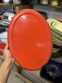 Fuente Oval Grande Enlozada #18R - tienda online
