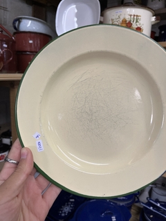 Plato Playo Enlozado #3 - Antiguedades JOE