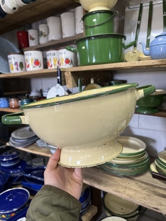Perol con Base/Sopera Enlozada - comprar online