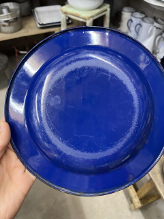 Plato Playo Enlozado - Antiguedades JOE