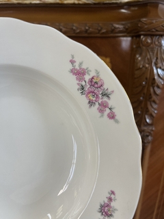 12 Platos Hondos ~ Porcelana Verbano - Antiguedades JOE